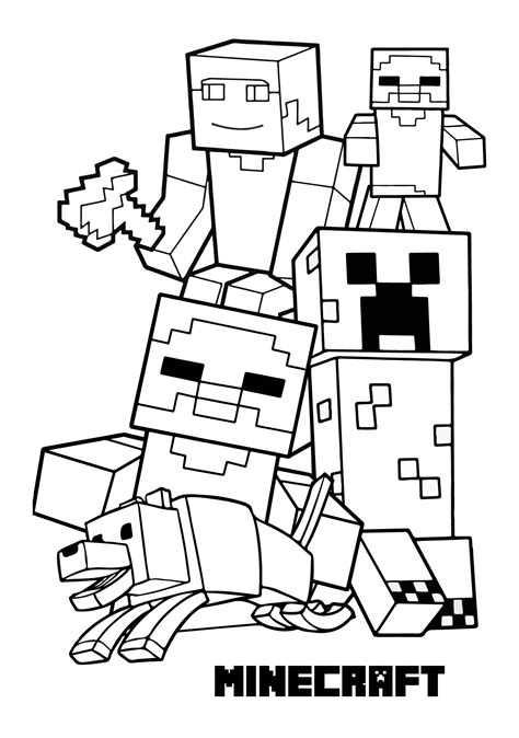 Benefits of Minecraft Colouring Pages