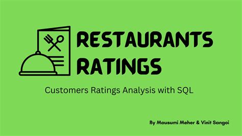 How Restaurant Ratings Work