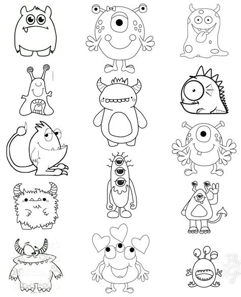 How to Use Monster Printable Coloring Pages