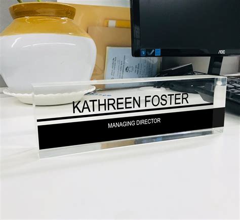 Introduction to Desk Name Plates