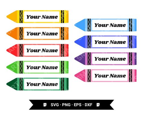 SEO Optimization for Crayon Name Tags Printable