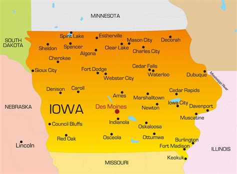 Benefits of Iowa map prints