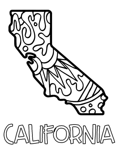 Tips for coloring California coloring pages