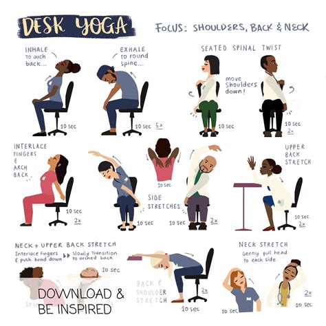 Chair yoga poses for stress relief