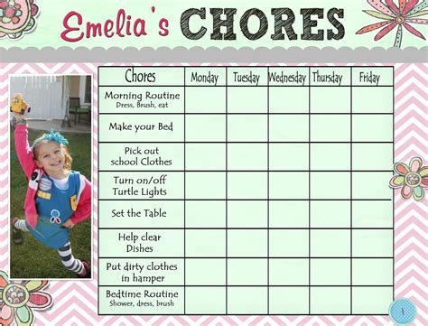 Chore Charts for Kids