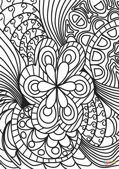 Coloring pages abstract