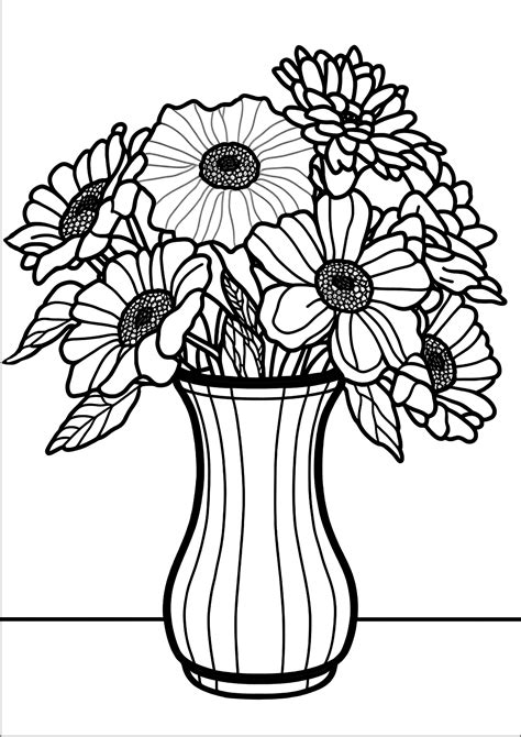 Coloring pages flowers