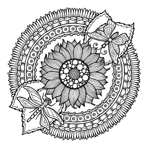 Coloring pages mandalas