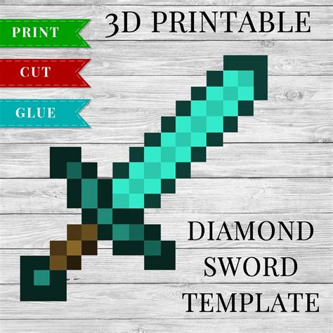 Diamond sword printable