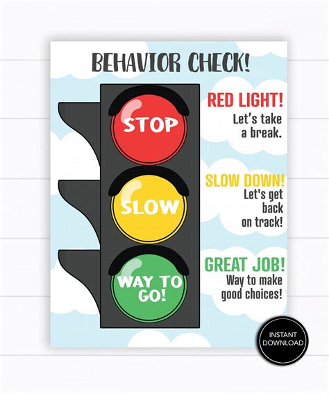 Emotion Stoplight Template