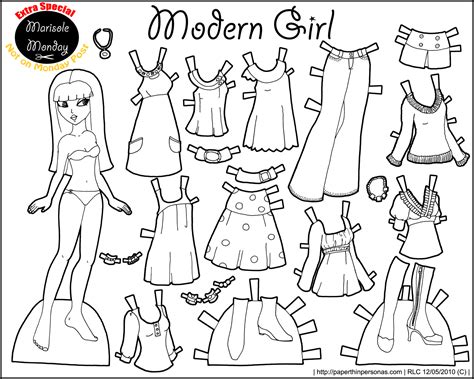 Final thoughts on printable paper dolls clothes designs