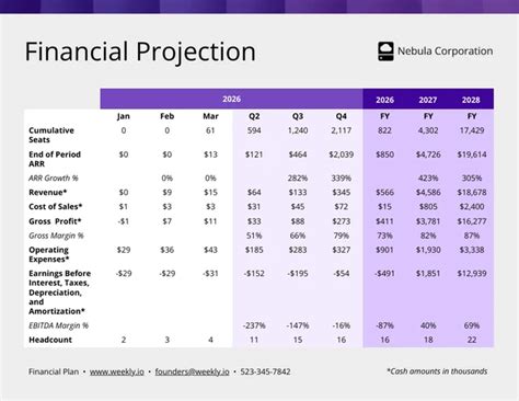 Financial Projections for Taco Truck Business