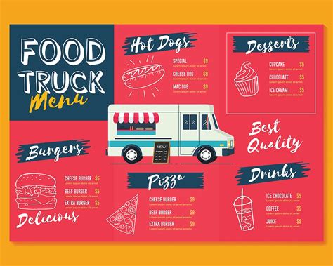 Food Truck Menu