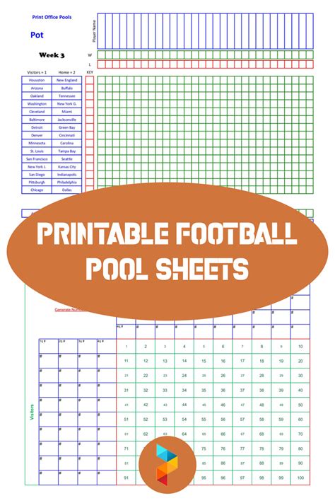 Football Pools Printable Guides