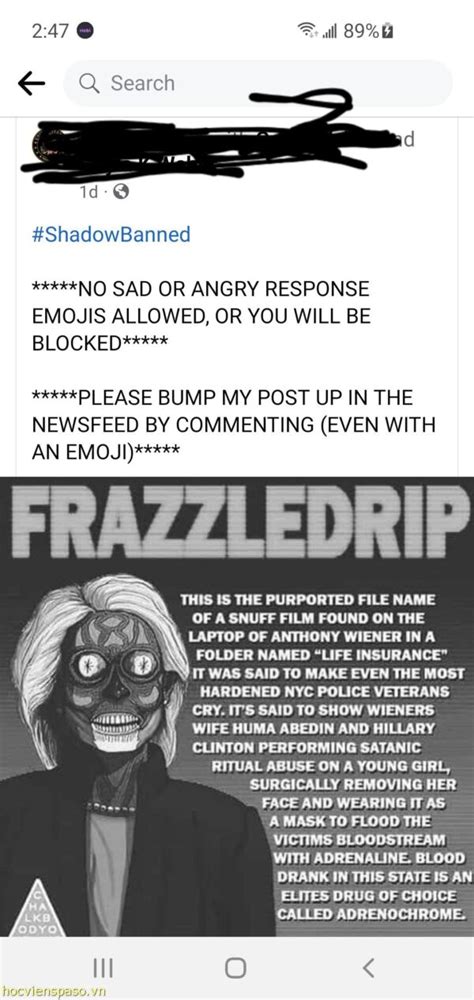 Frazzledrip conspiracy theory