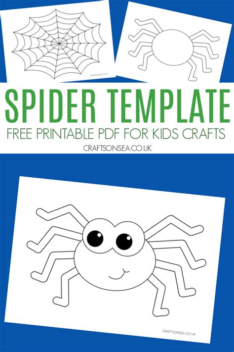 Free spider craft preschool printables