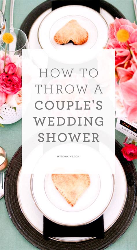 How to Plan a Couples Shower Party