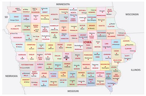 Iowa map for researchers