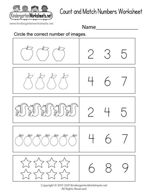 Kindergarten math printables benefits