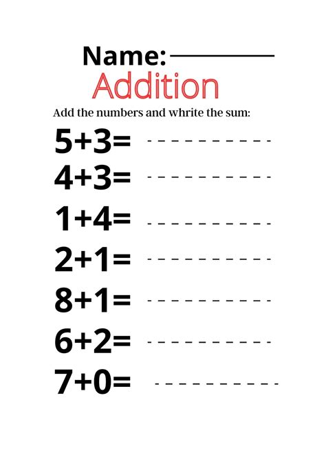 Kindergarten math printables for teachers image 10