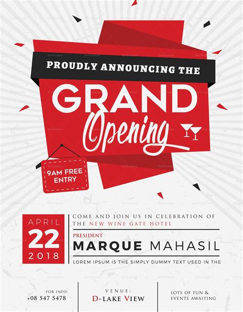 Launch and grand opening