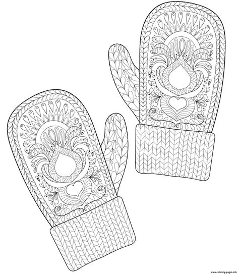 Mitten printables for adults