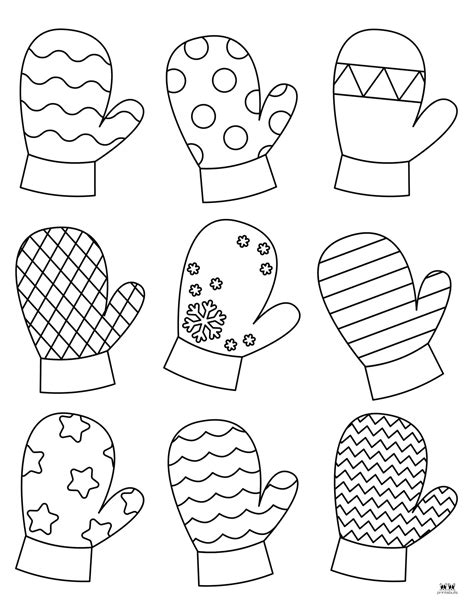 Mitten printables for kids