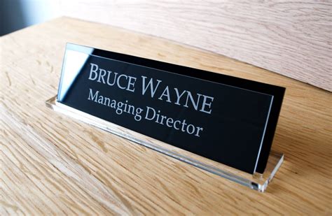 Modern Desk Name Plates