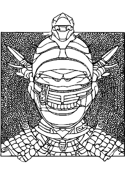 Ninja coloring pages for creativity