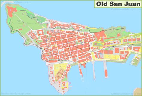 Old San Juan Map