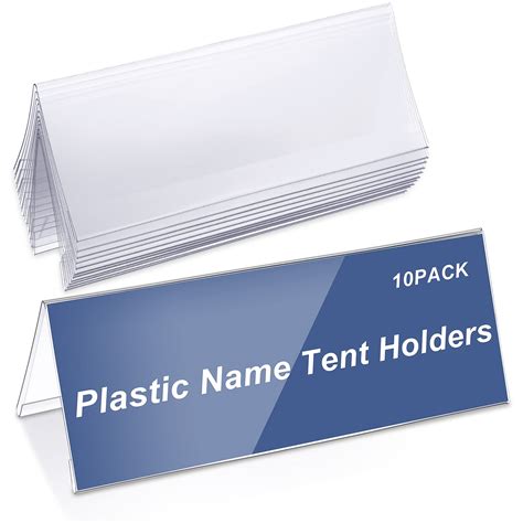 Plastic Desk Name Plates