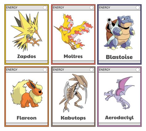 Pokemon printable cards community