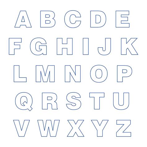 Printable Letters Example