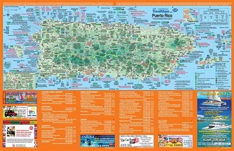 Puerto Rico Tourist Map