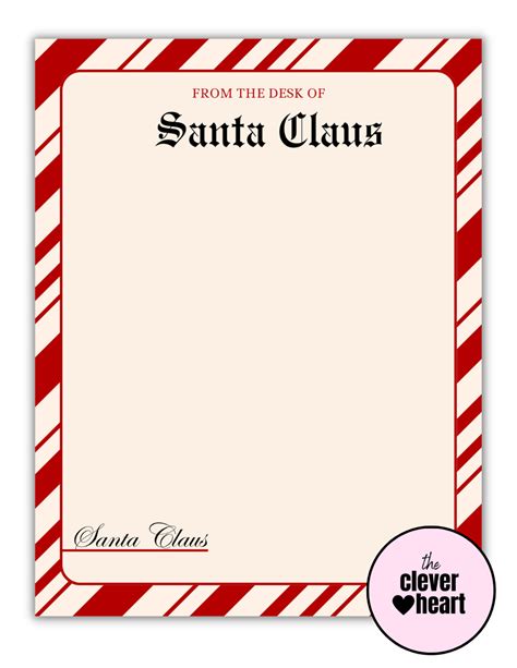 Santa Claus Letterheads