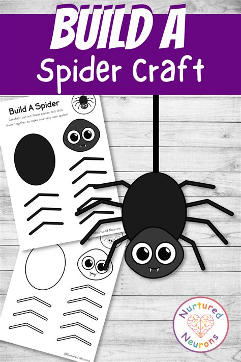 Spider craft preschool printables