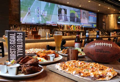 Menu Items at Champs Sports Bar