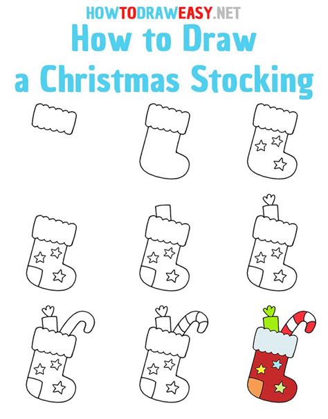 Step-by-Step Instructions for Christmas Stocking Templates