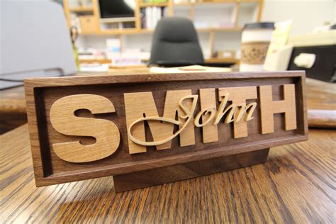 Unique Desk Name Plates