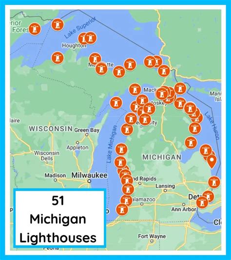 Using Michigan Lighthouse Maps for Planning