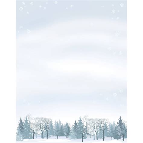 Winter Wonderland Letterheads